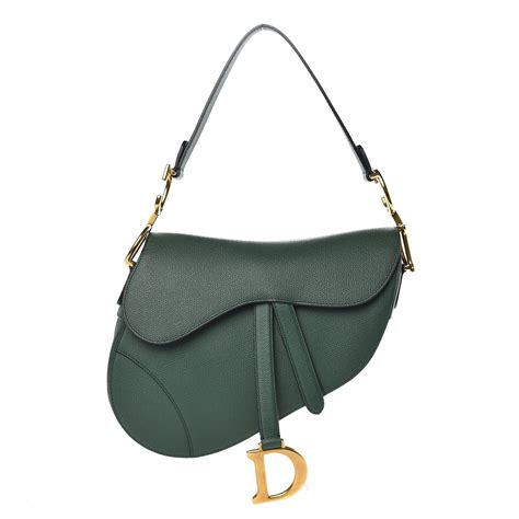 christian dior saddle bag green.